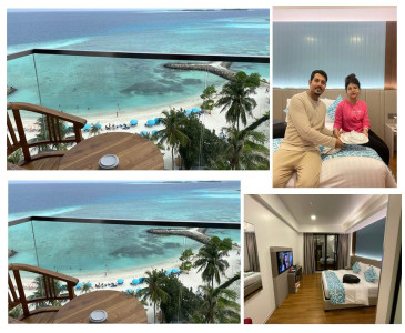 Maldives Honeymoon Couple
