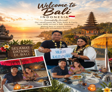 Ms. Ruby Kalita & Family are creating beautiful memories in Bali, Indonesia